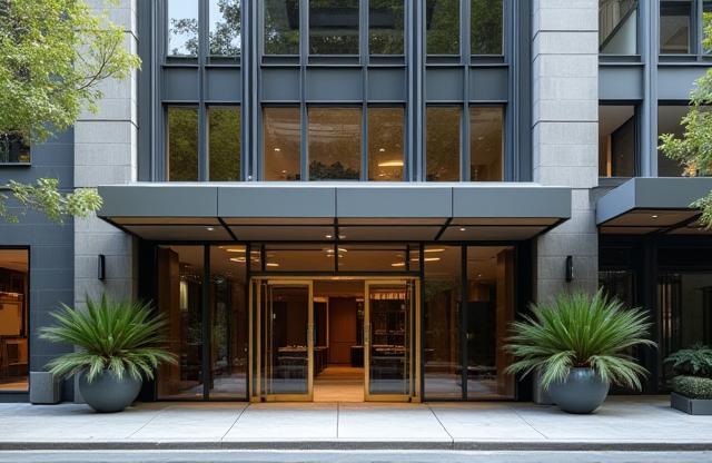 Exterior view of the Aussie English Institute building in Melbourne